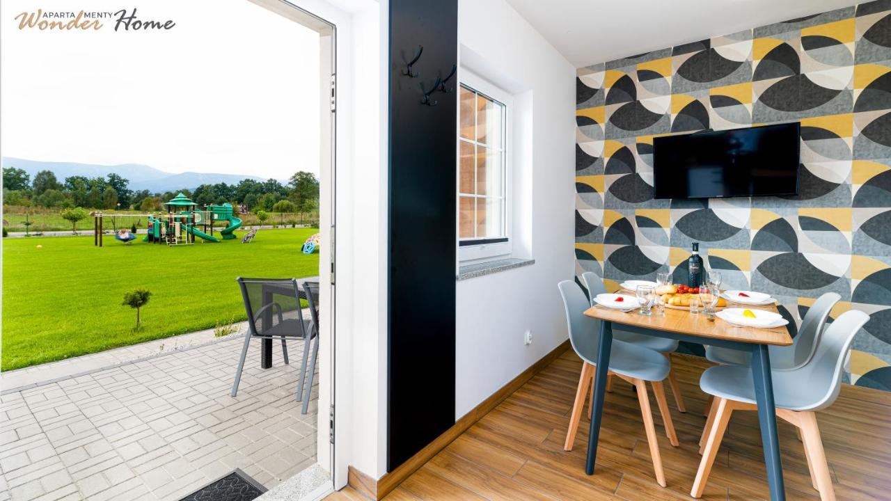 Wonder Home - Apartamenty Halo Karkonosze Z Ogrodem, Sezonowym Basenem, Placem Zabaw I Widokiem Na Sniezke - Zlokalizowane Blisko Karpacza ميسواكوفيتسه المظهر الخارجي الصورة